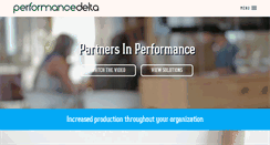 Desktop Screenshot of performancedelta.com